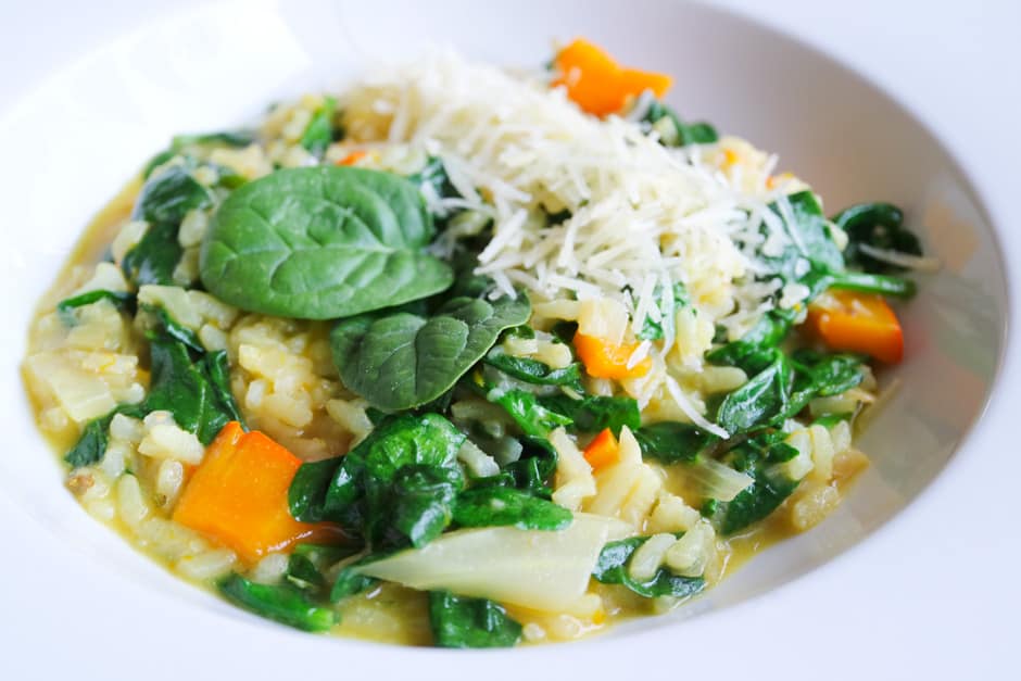 Pumpkin risotto recipe Image