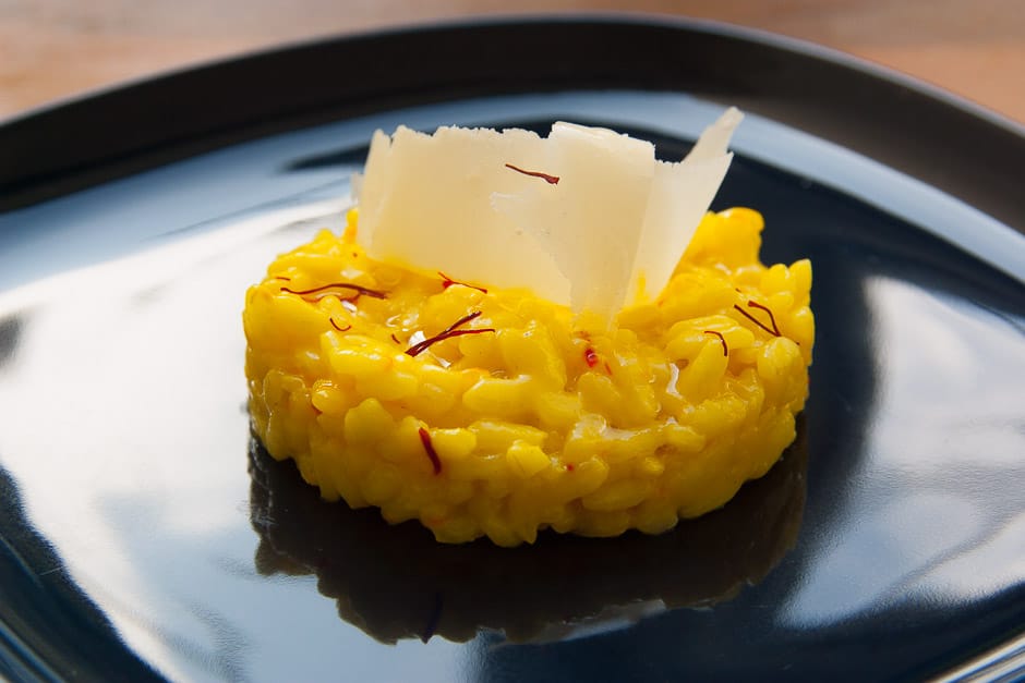 Saffron risotto