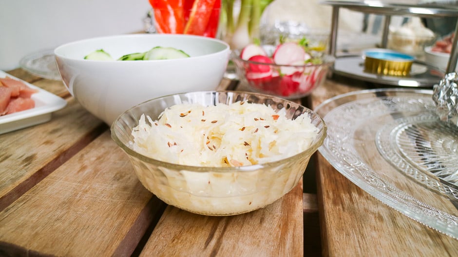 Coleslaw with caraway seeds ...