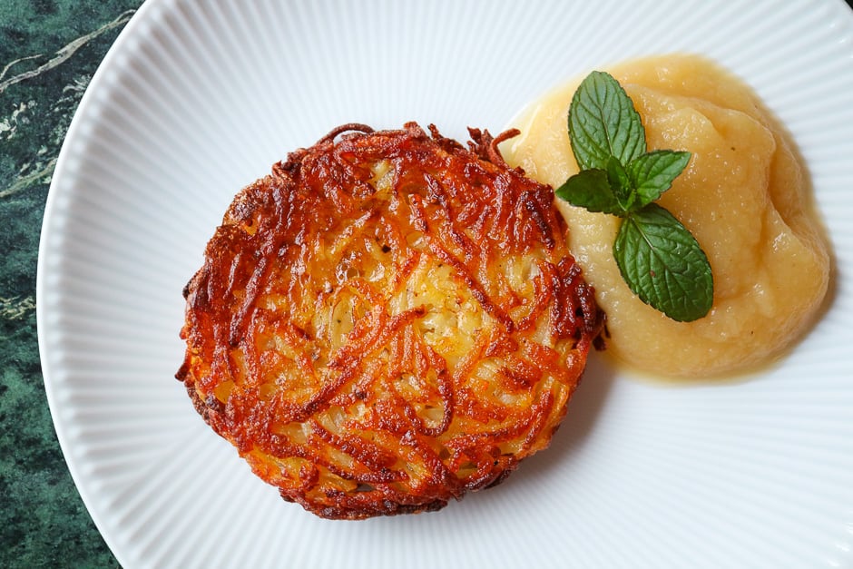 Potato Fritter Recipe Image German Reibekuchen