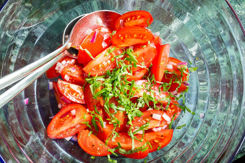 Tomato salad recipe picture