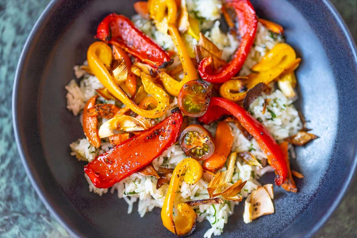 Vegetable rice Bowl recipe