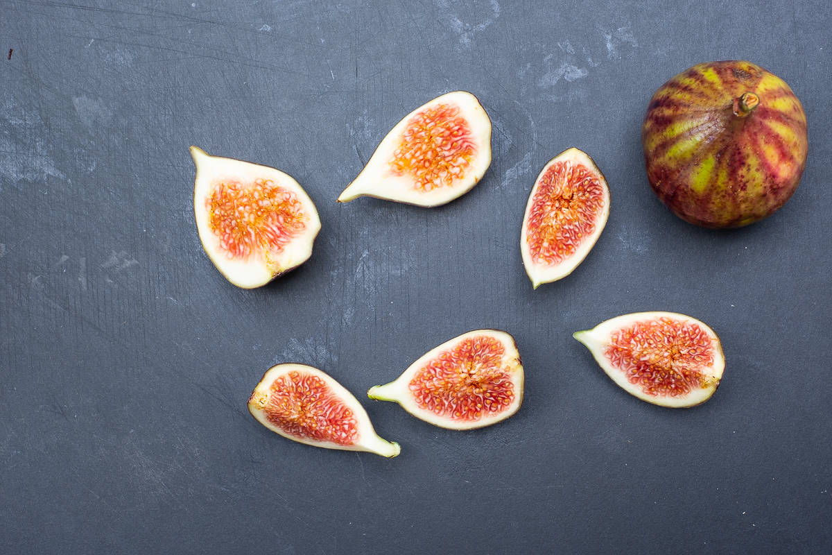 Quartered figs
