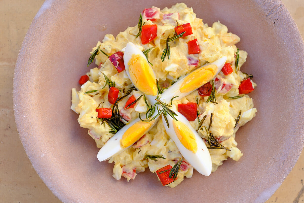 Potato Salad with Eggs