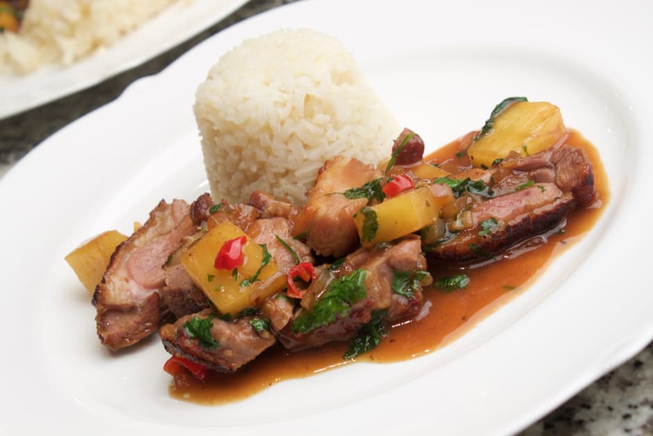 Duck with Pineapple Recipe Image