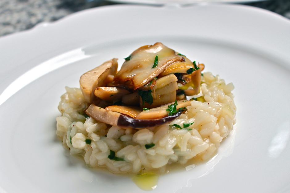 Mushroom risotto recipe image