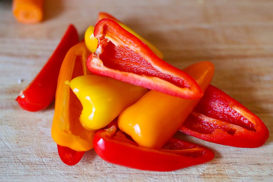 Prepare peppers