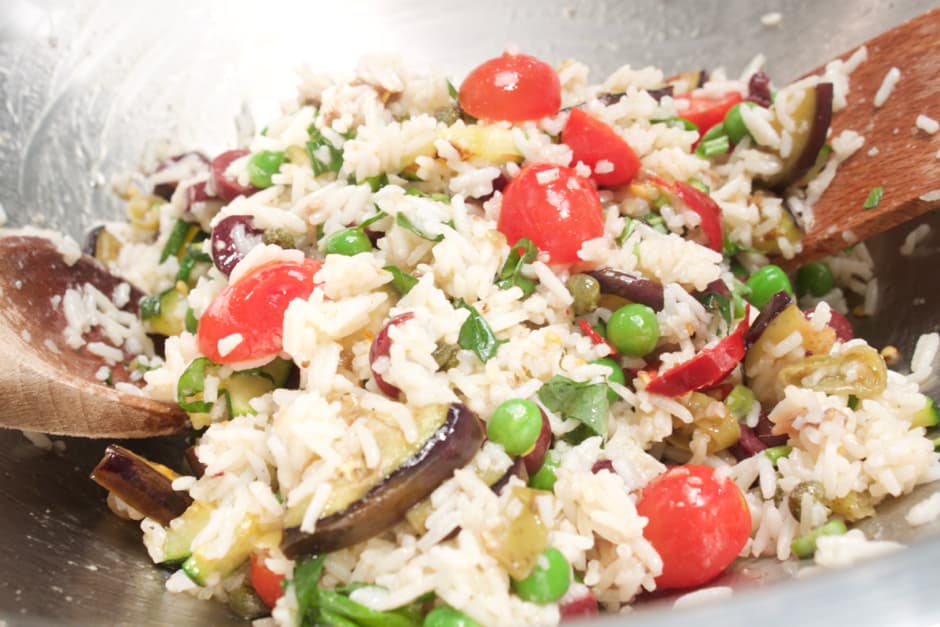 Rice salad recipe image