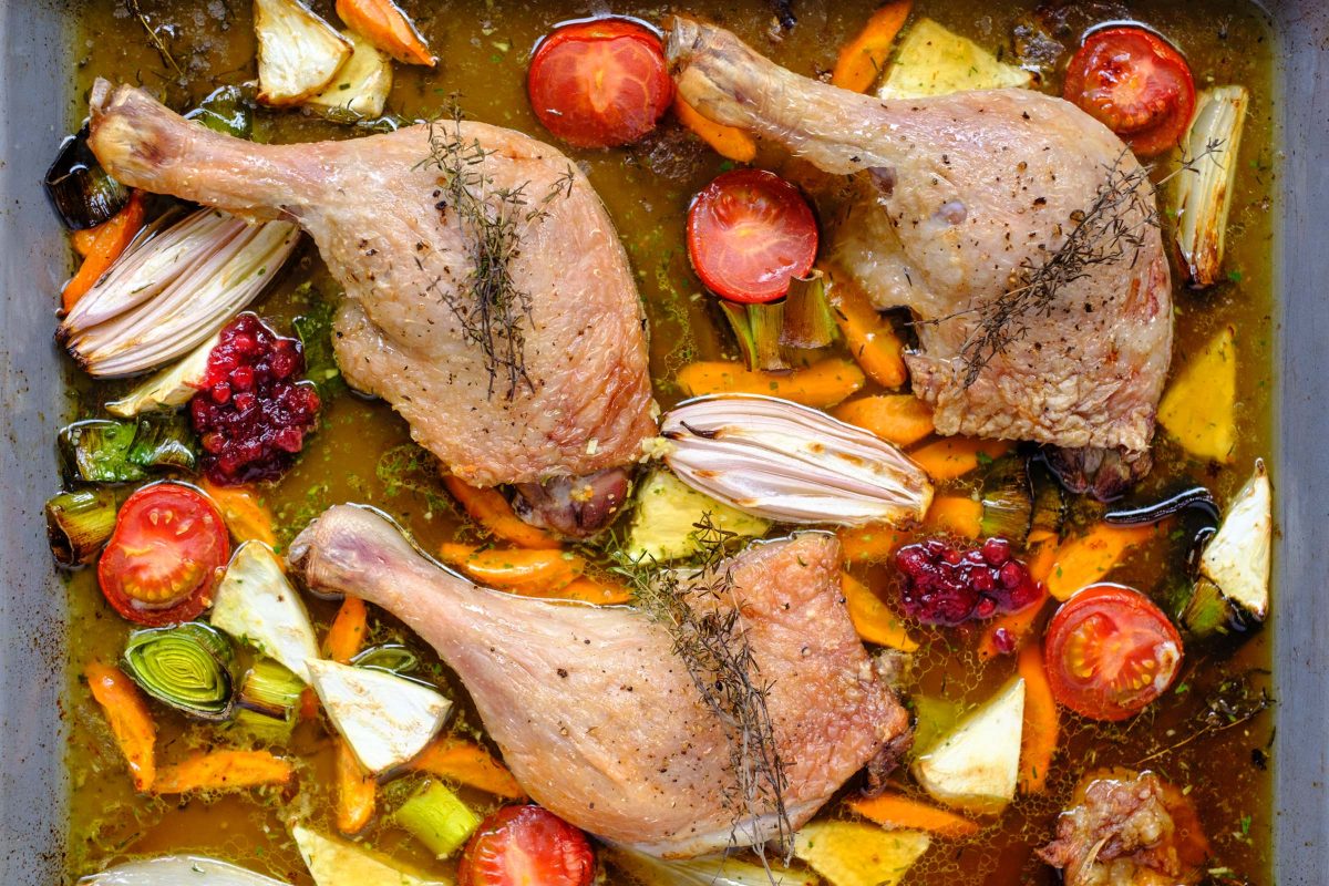 Roast Duck legs in the oven recipe picture