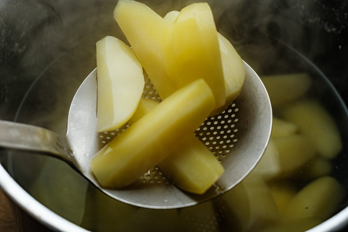 Potatoes boiled