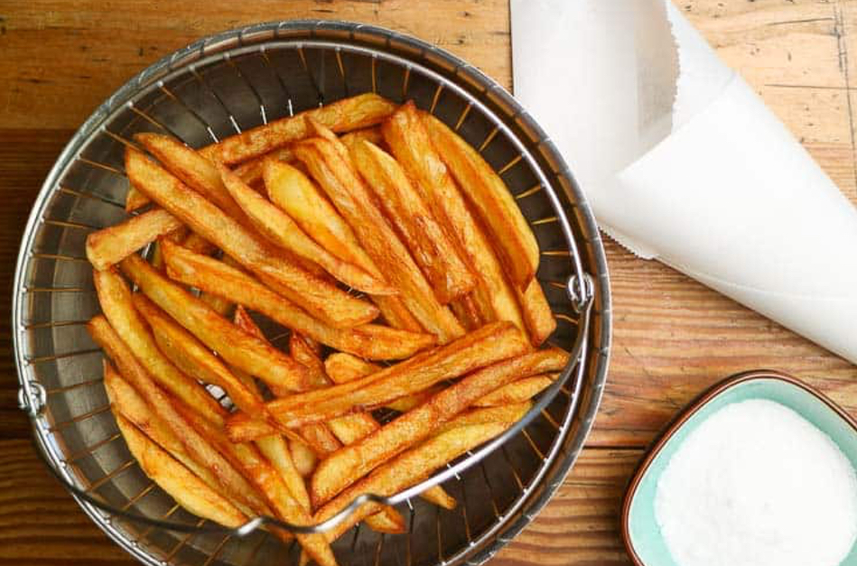 Freshly prepared french fries
