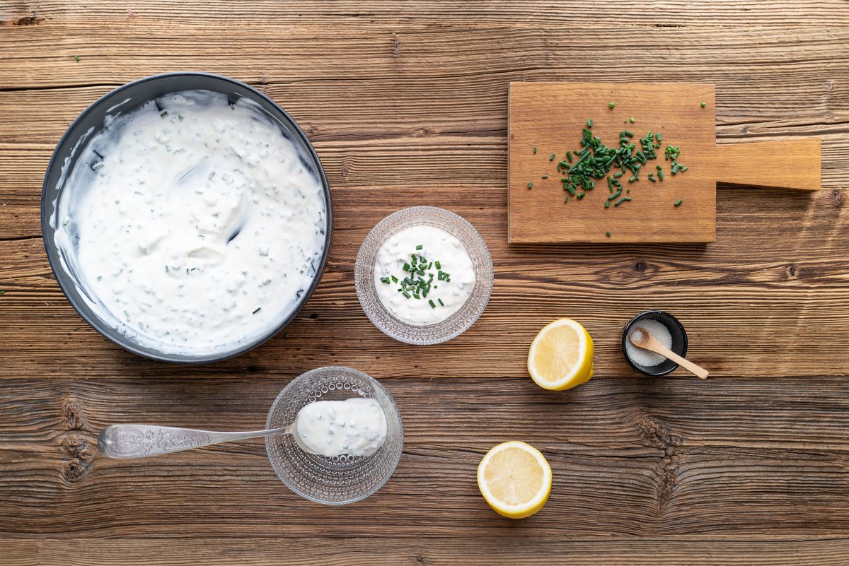 Chive sauce recipe picture