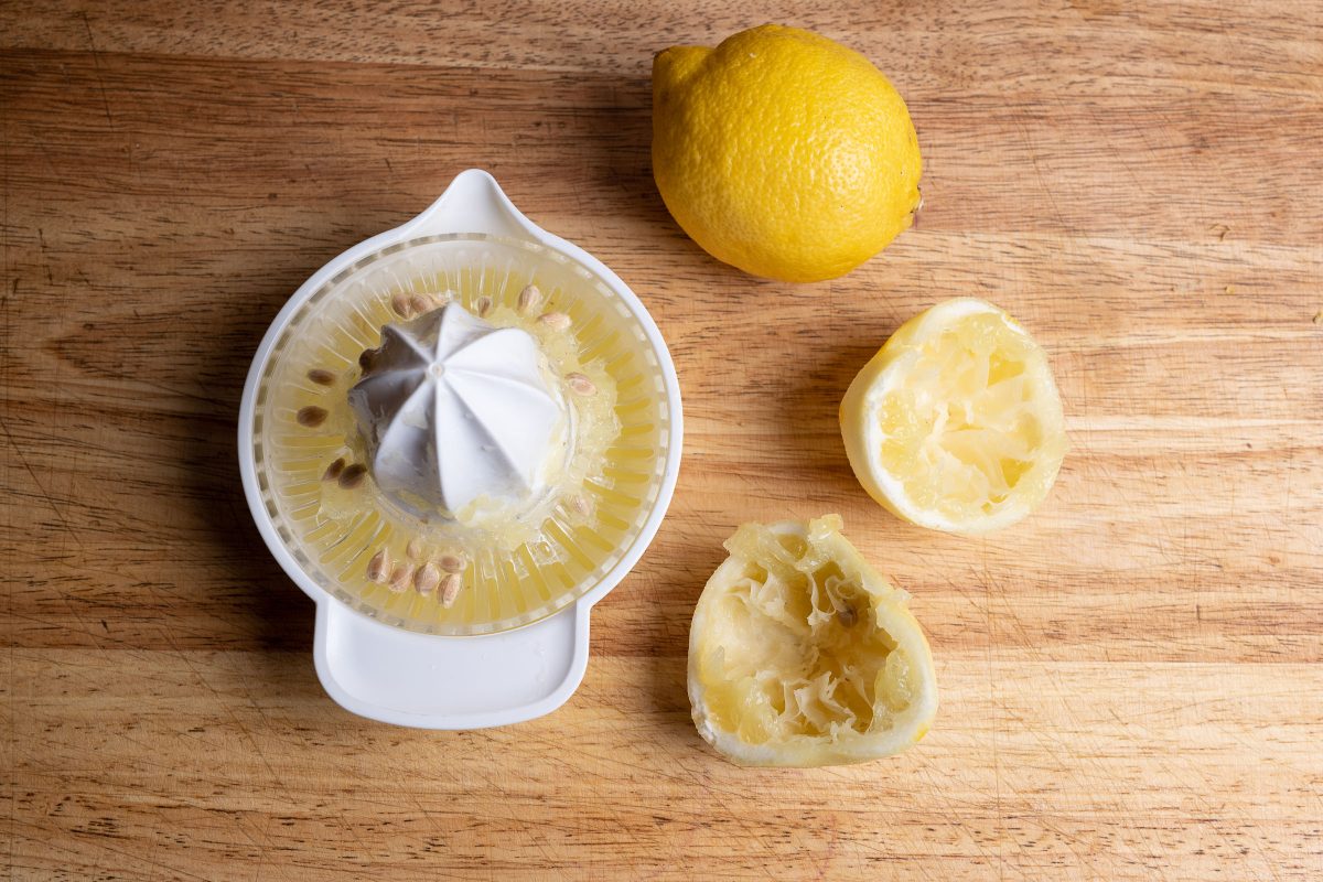 Squeeze lemon juice
