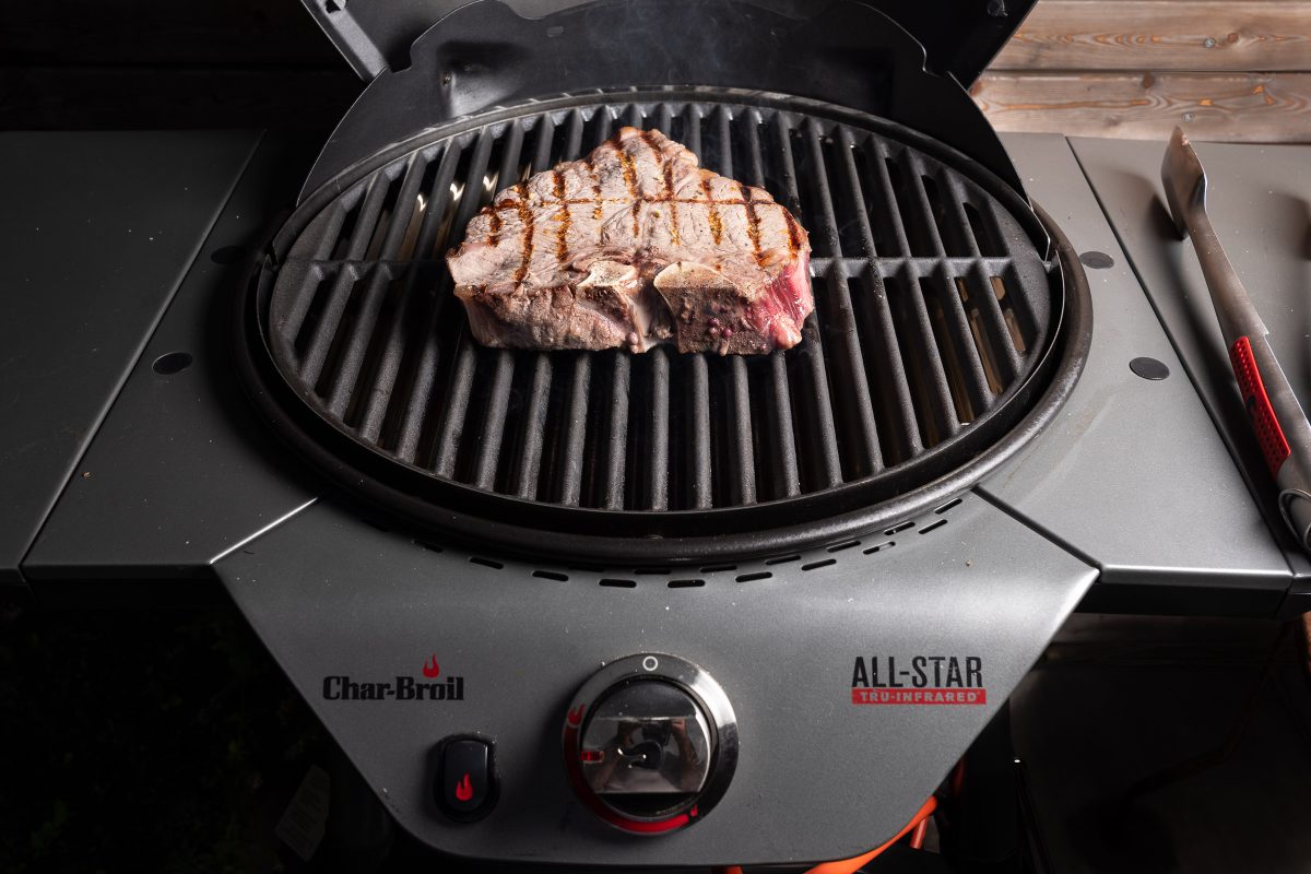 Porterhouse steak on the Char-Broil® gas grill